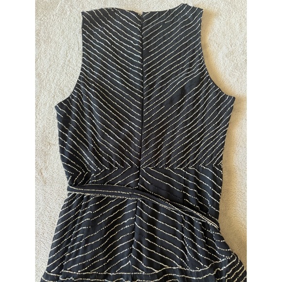 Parker Black Women's Size 6 Beaded Dress Party Cocktail Sleeveless - Picture 6 of 6